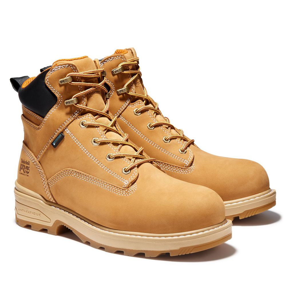 Botas de Trabajo Masculino - Timberland Pro® Resistor 6\" Comp Toe - DKPNT2097 - Marrom